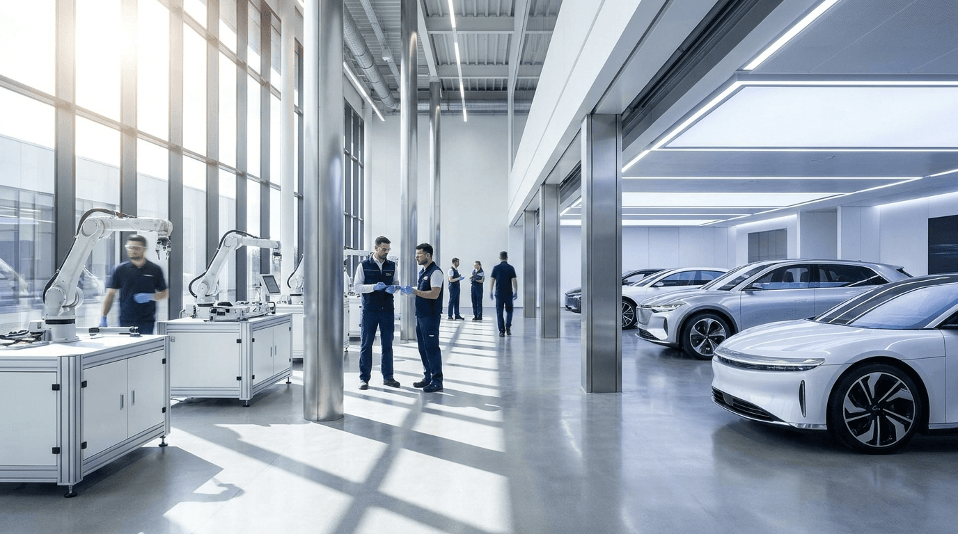 Vehicle manufacturing production line